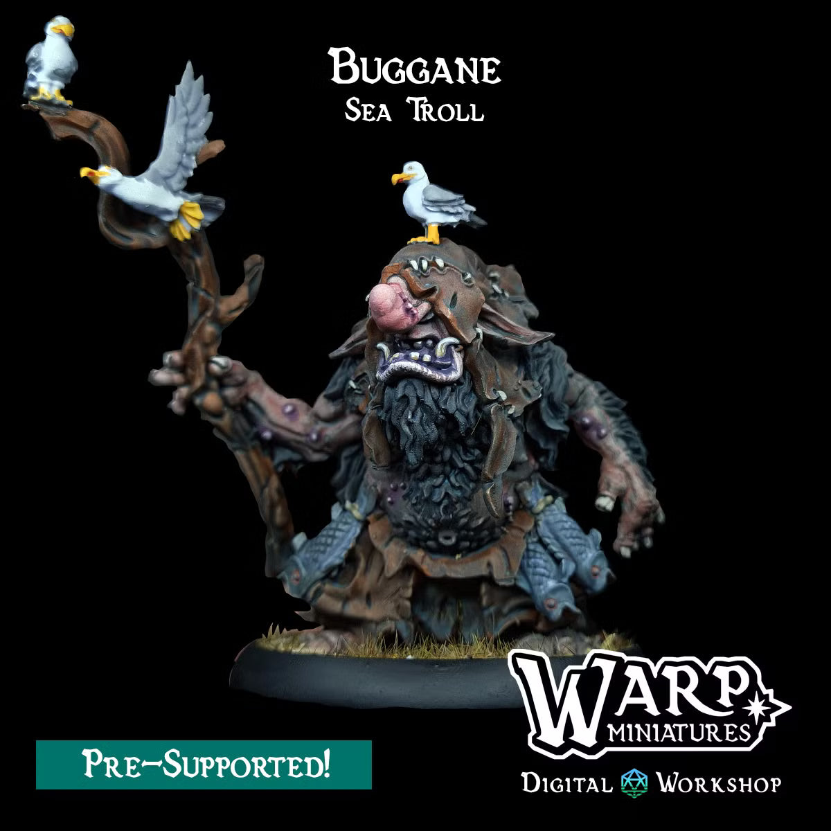Buggane - Sea Troll - TTRPG - Wargaming - Dungeons and Dragons