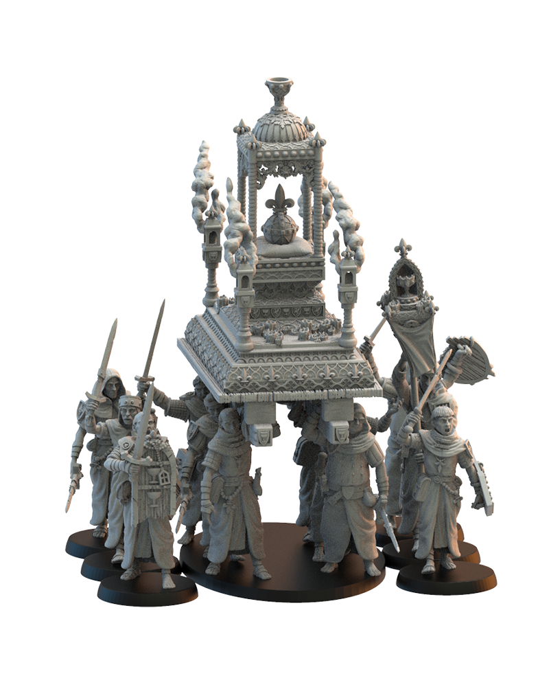 Calix Wanderers with Blessed Shrine - TTRPG - Wargaming - Dungeons and Dragons