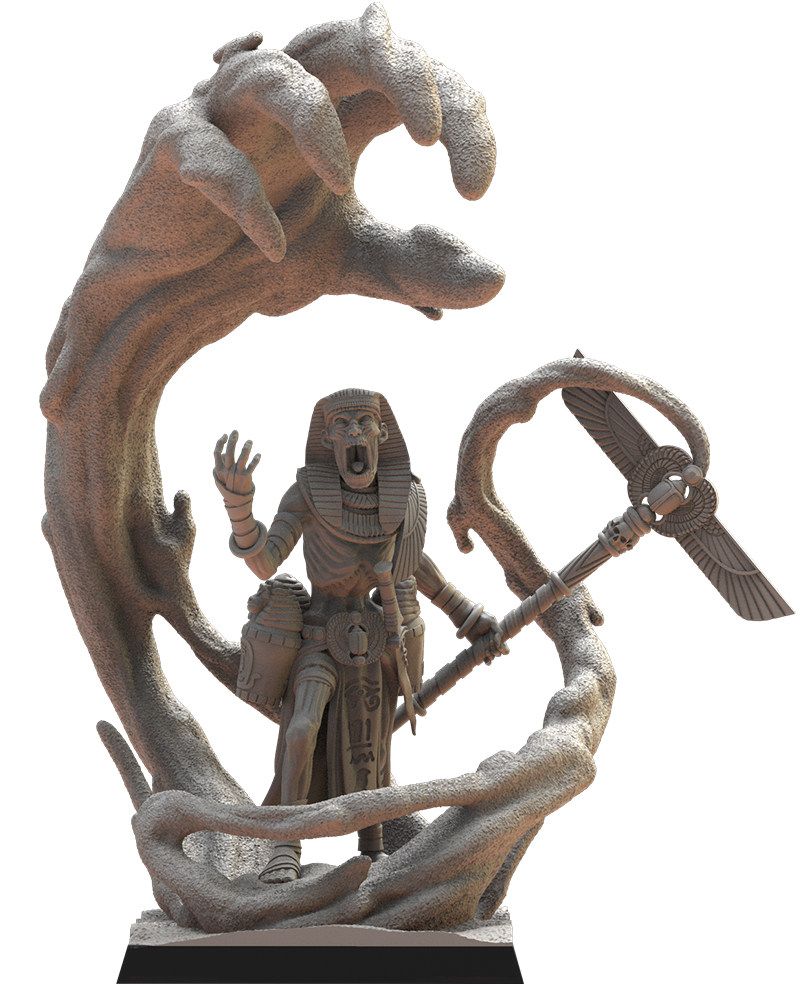 Canopic Sorcerer - Tomb King - Undead - TTRPG - Wargaming - Dungeons and Dragons