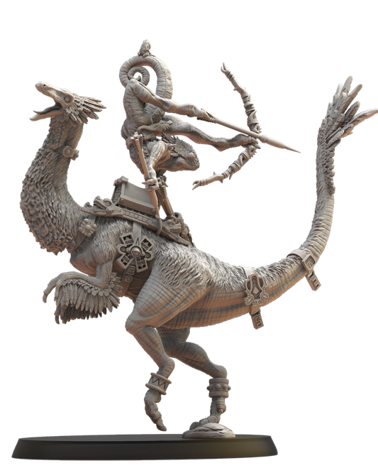 Chameleon Heroine V1 - Lizard-Men - by Lost Kingdom - TTRPG - Wargaming - Dungeons and Dragons