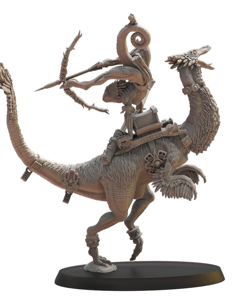 Chameleon Heroine V1 - Lizard-Men - by Lost Kingdom - TTRPG - Wargaming - Dungeons and Dragons