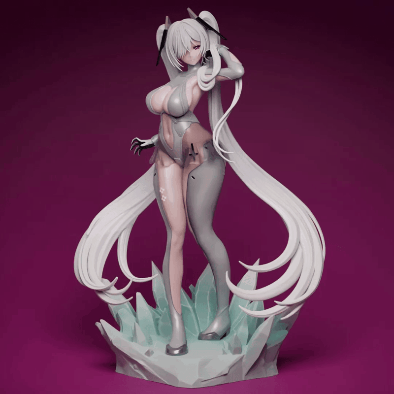 Cinderella Goddess of Victory: NIKKE Sculpture (75mm to 500mm) - Unassembled/Unpainted/3D Print