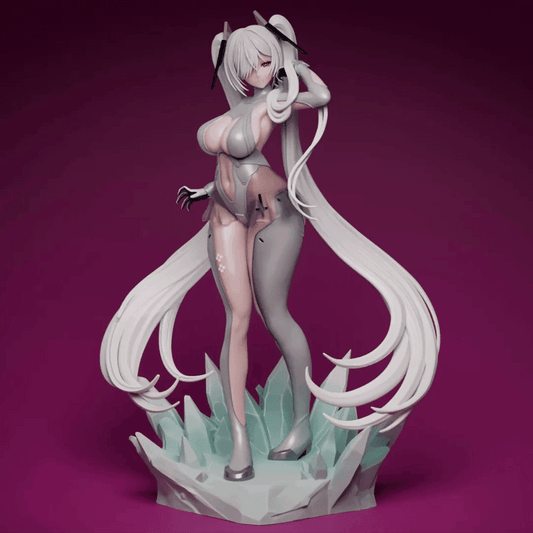 Cinderella Goddess of Victory: NIKKE Sculpture (75mm to 500mm) - Unassembled/Unpainted/3D Print