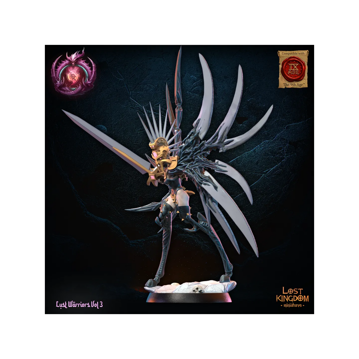 Clair, the Claymore - Lust Warriors - TTRPG - Wargaming - Dungeons and Dragons