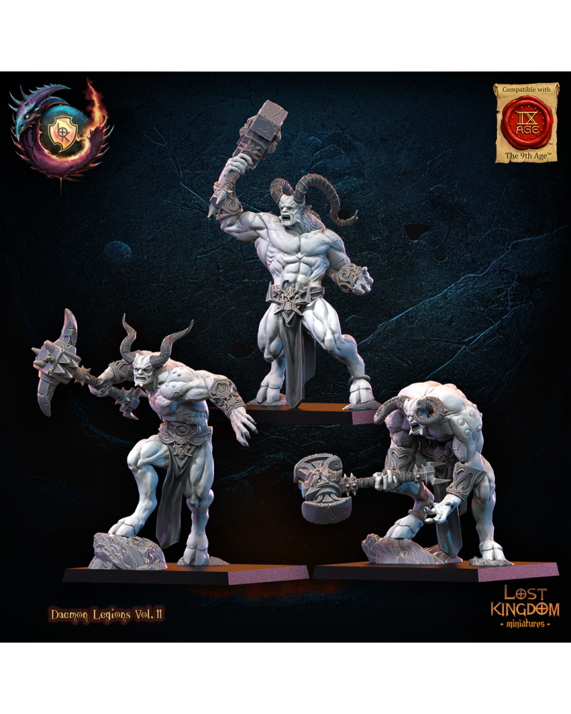 Clawed fiends (x3) - Warriors of the Dark Gods - TTRPG - Wargaming - Dungeons and Dragons