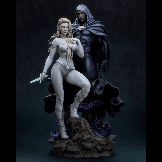 Sculpture « Mante et poignard » (75 mm à 500 mm) - Non assemblé/Non peint/Impression 3D