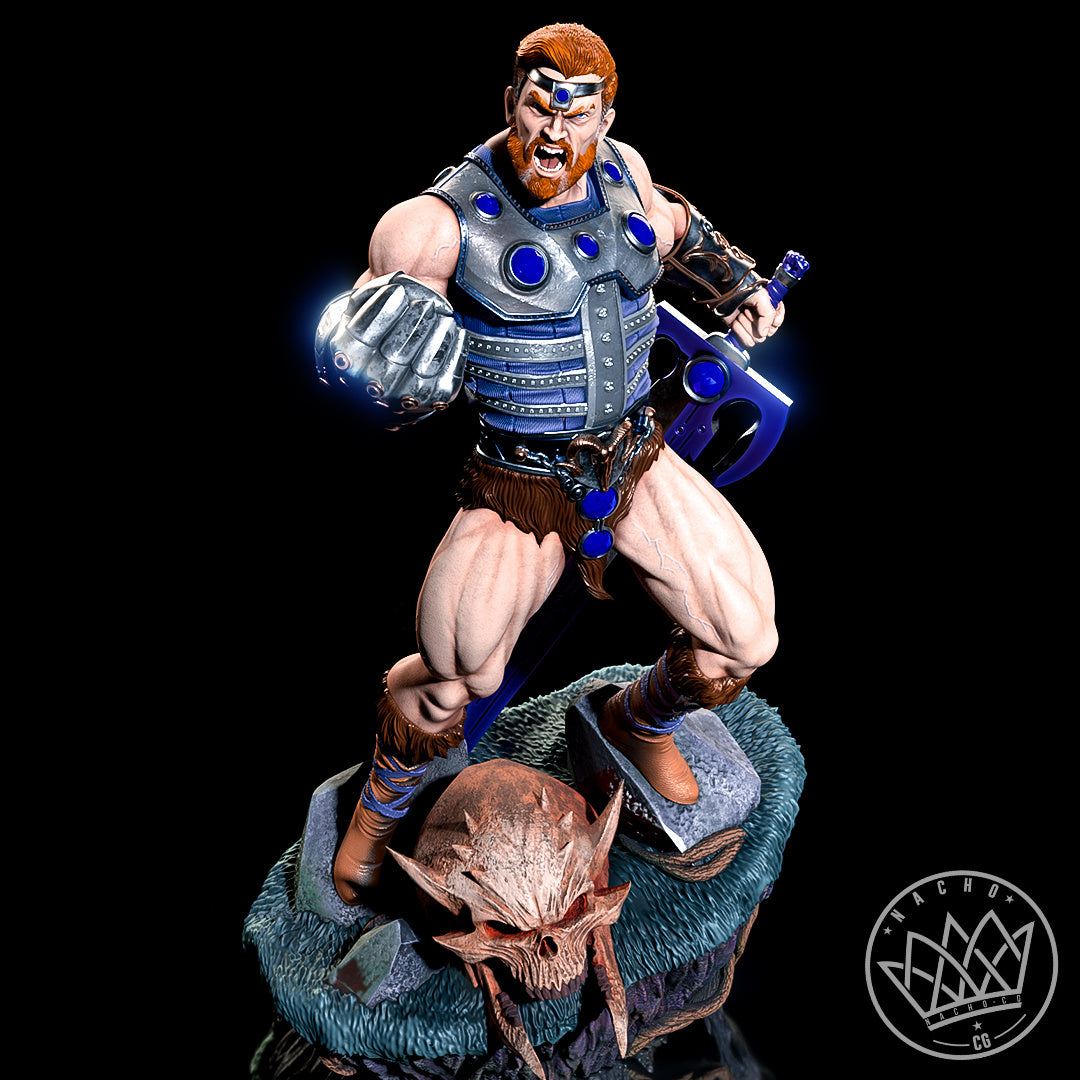 FISTO Sculpture (75mm to 500mm) - Unassembled/Unpainted/3D Print