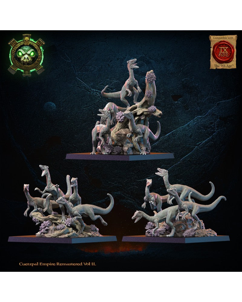 Compsognathus Swarm (x3) Lizard-Men - TTRPG - Wargaming - Dungeons and Dragons