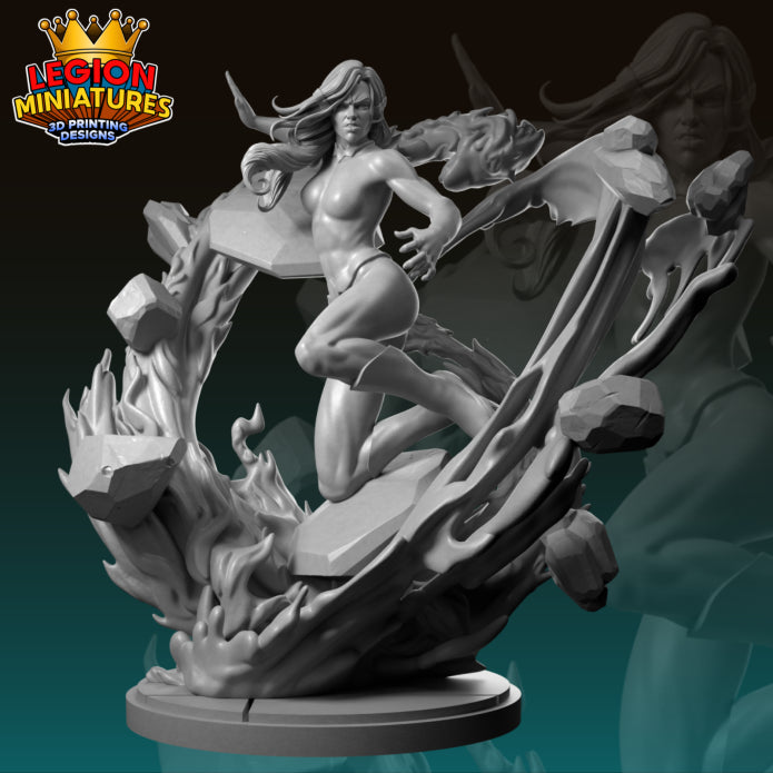 Crystal Miniature(40mm - 75mm) Unassembled/Unpainted/3D Print