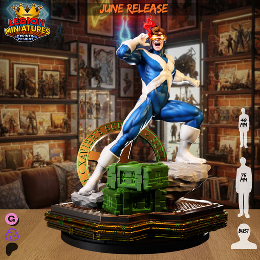 Classic Cyclops Miniature(40mm - 75mm) - MCP - Unassembled/Unpainted/3D Print