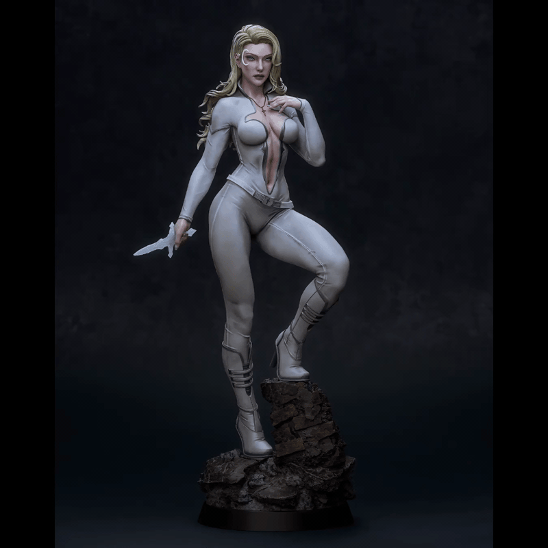 Cloak and Dagger Sculpture (75mm to 500mm) - Unassembled/Unpainted/3D Print