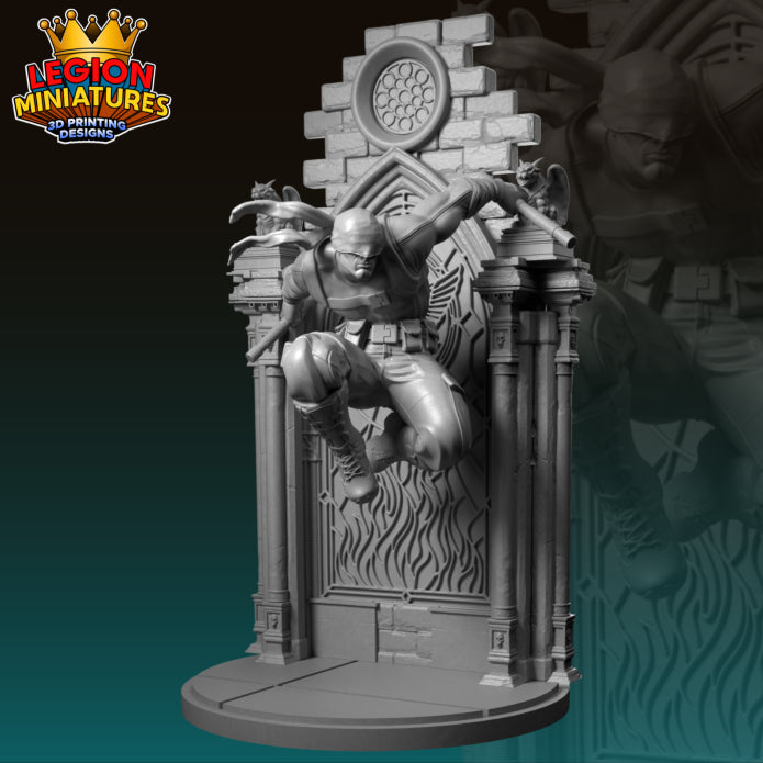Daredevil Miniature(40mm - 75mm) Unassembled/Unpainted/3D Print