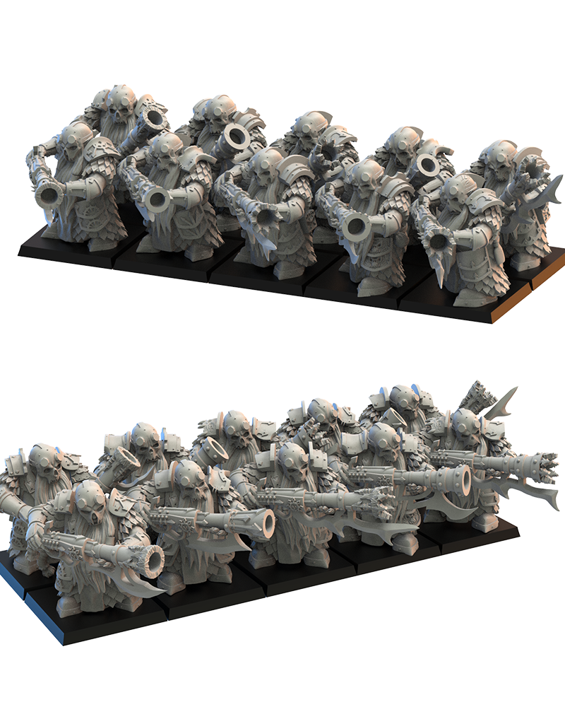 Death Guard with Arquebuses(x10) TTRPG - Wargaming - Dungeons and Dragons