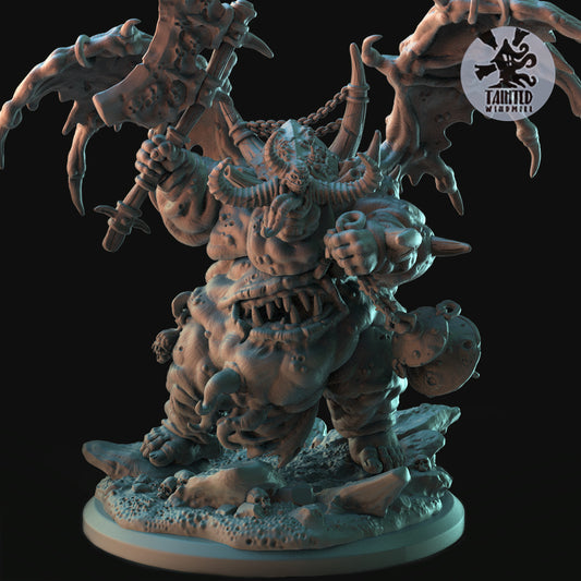 Decay Prince - Demon - Dungeons and Dragon - by Tainted Windmill - Tabletop RPG Miniature - Roleplaying 3D Printed Fantasy Mini