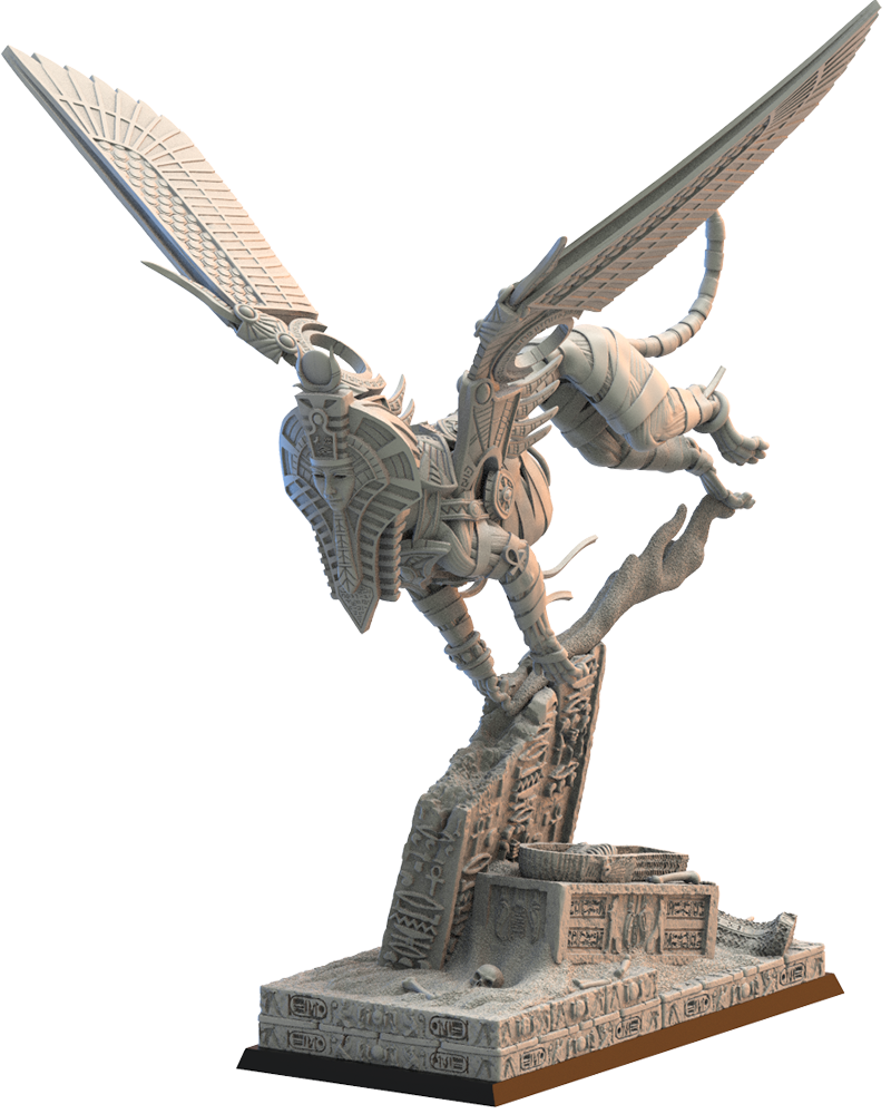Divine Sphinx - Tomb Kings - Undead - TTRPG - Wargaming - Dungeons and Dragons