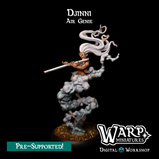 Djinni - Air Genie - Elemental - TTRPG - Wargaming - Dungeons and Dragons