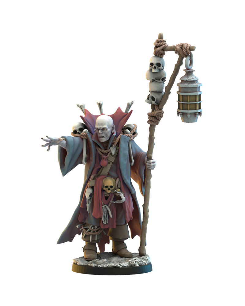 Dregan "Bones" Acheron, the Necromancer - Lich Undead - TTRPG - Wargaming - Dungeons and Dragons