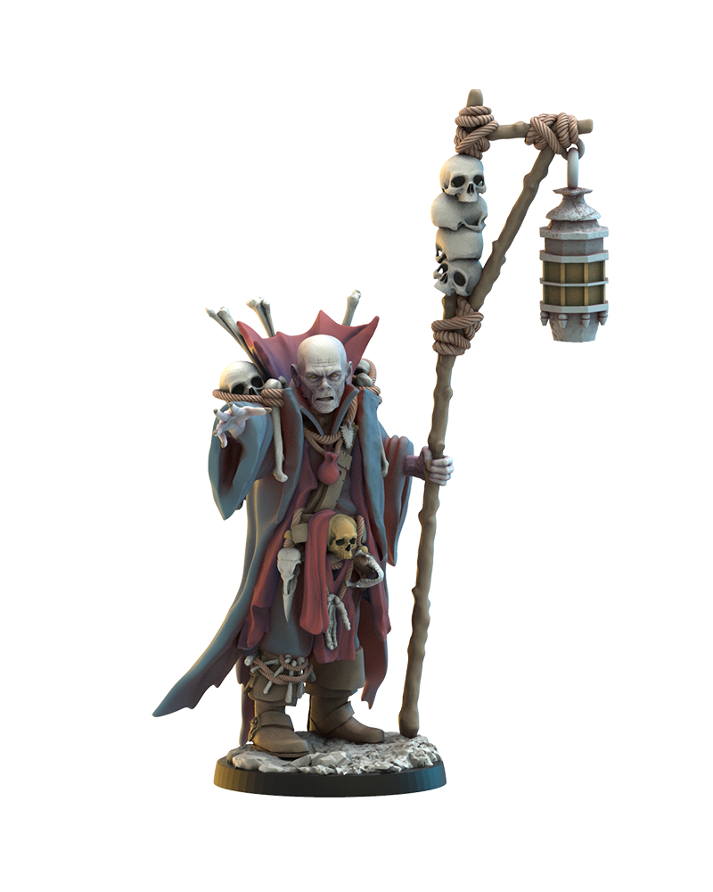 Dregan "Bones" Acheron, the Necromancer - Lich Undead - TTRPG - Wargaming - Dungeons and Dragons