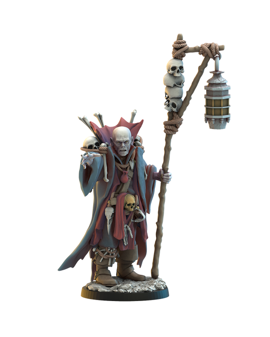 Dregan « Bones » Acheron, le Nécromancien - Mort-vivant Liche - JDR - Wargaming - Donjons et Dragons