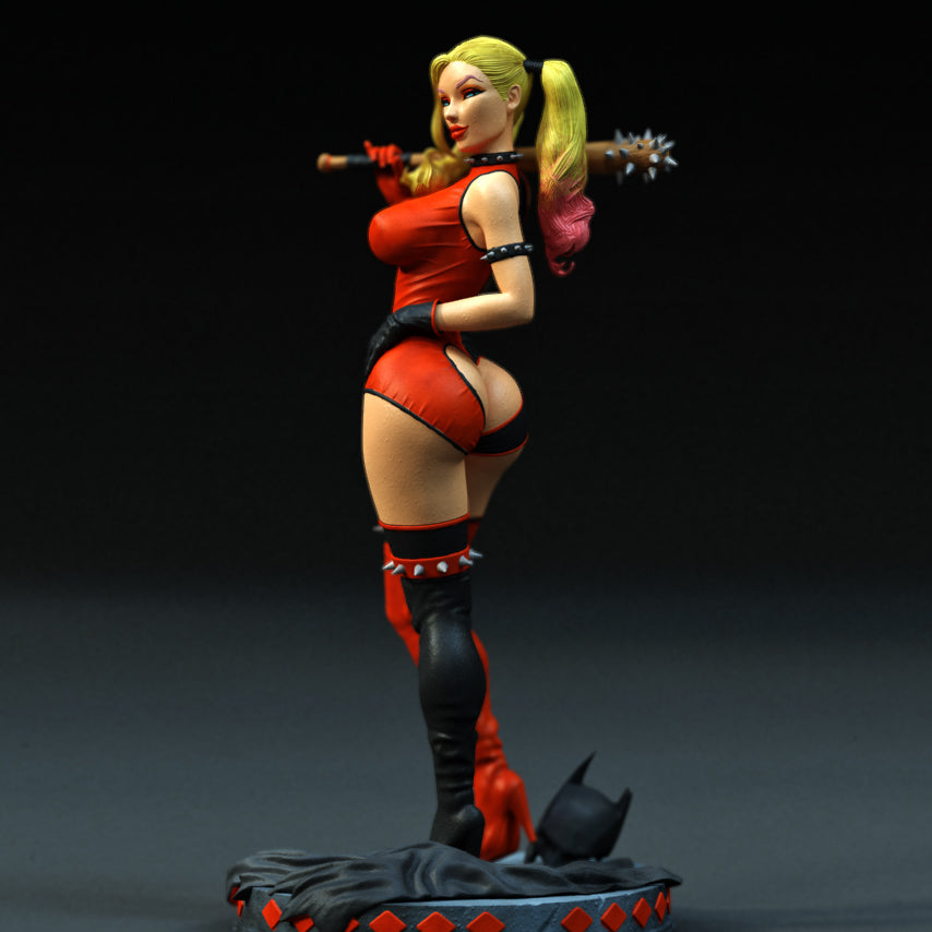 Harley Quinn Sculpture (75mm to 500mm) - Unassembled/Unpainted/3D Print