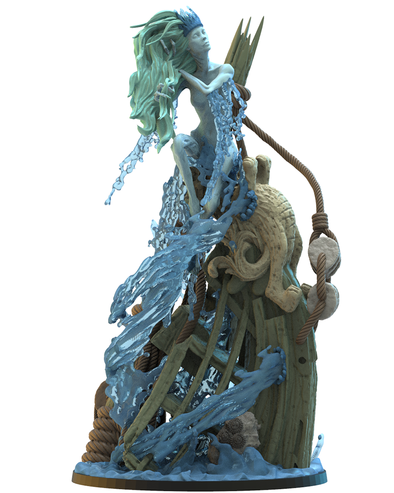 Earla, Queen of Shipwrecks - Undead Pirate - TTRPG - Wargaming - Dungeons and Dragons