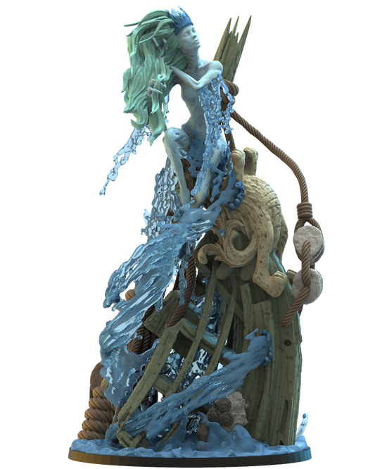 Earla, Queen of Shipwrecks - Undead Pirate - TTRPG - Wargaming - Dungeons and Dragons