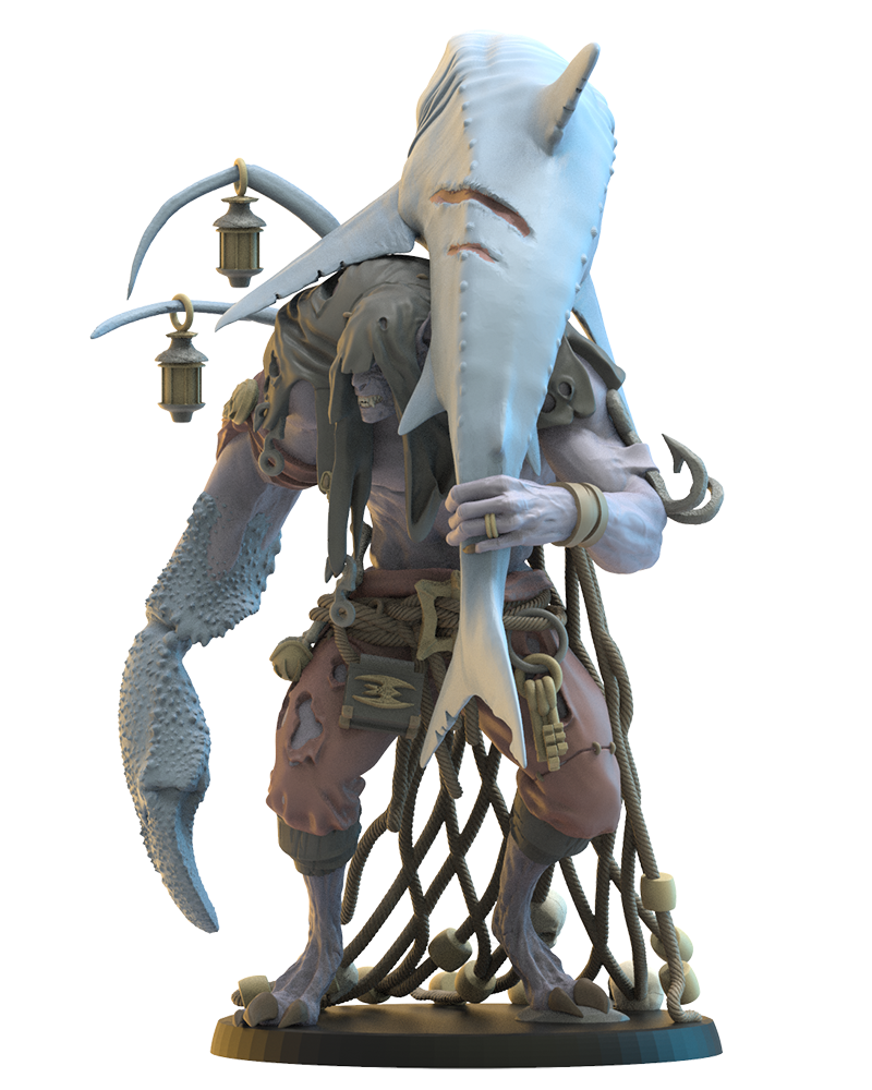 Eldritch "The Claw", Vycanthrope Hero - Undead Pirates - TTRPG - Wargaming - Dungeons and Dragons