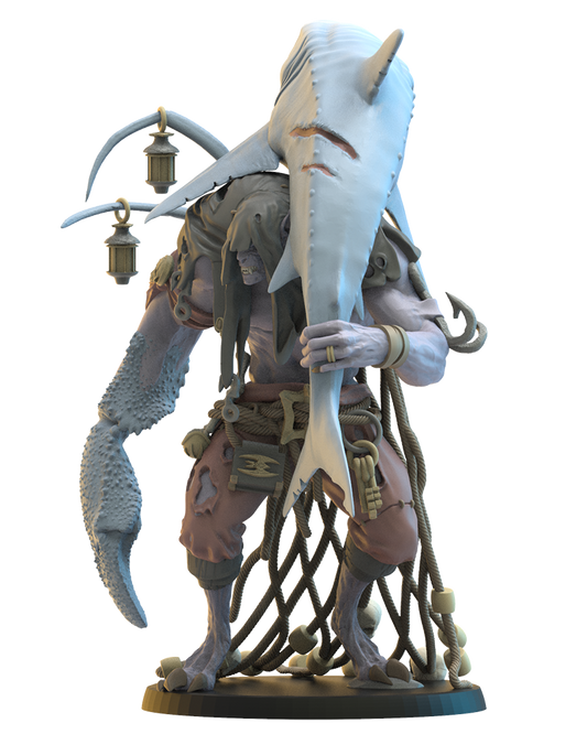 Eldritch "The Claw", Vycanthrope Hero - Undead Pirates - TTRPG - Wargaming - Dungeons and Dragons