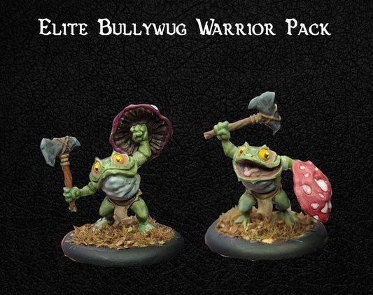 Elite Bullywug Warrior (x2) - TTRPG - Wargaming - Dungeons and Dragons