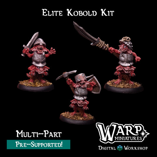 Elite Kobold (x3) - TTRPG - Wargaming - Mordheim - Dungeons and Dragons