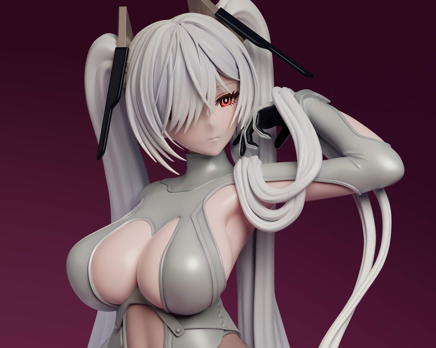 Cinderella Goddess of Victory: NIKKE Sculpture (75mm to 500mm) - Unassembled/Unpainted/3D Print