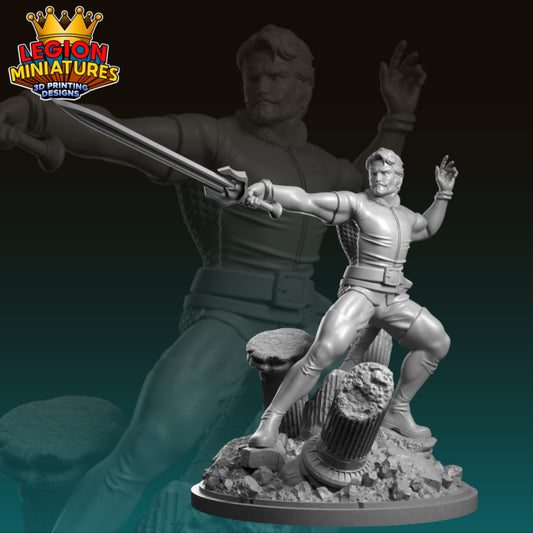 Fandral(40mm - 75mm) Unassembled - Unpainted - 3D Print - MCP