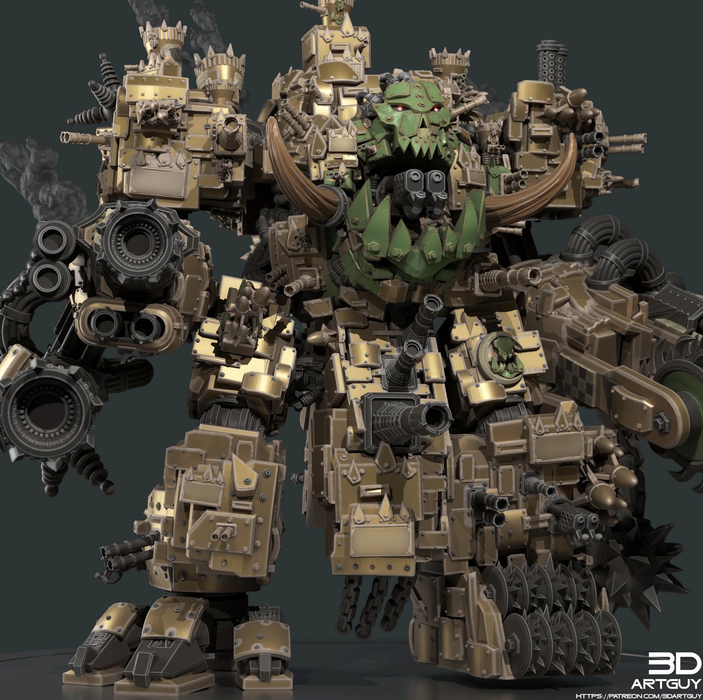 Orc Titan - War Construct - TTRPG - Wargaming - Grimdark