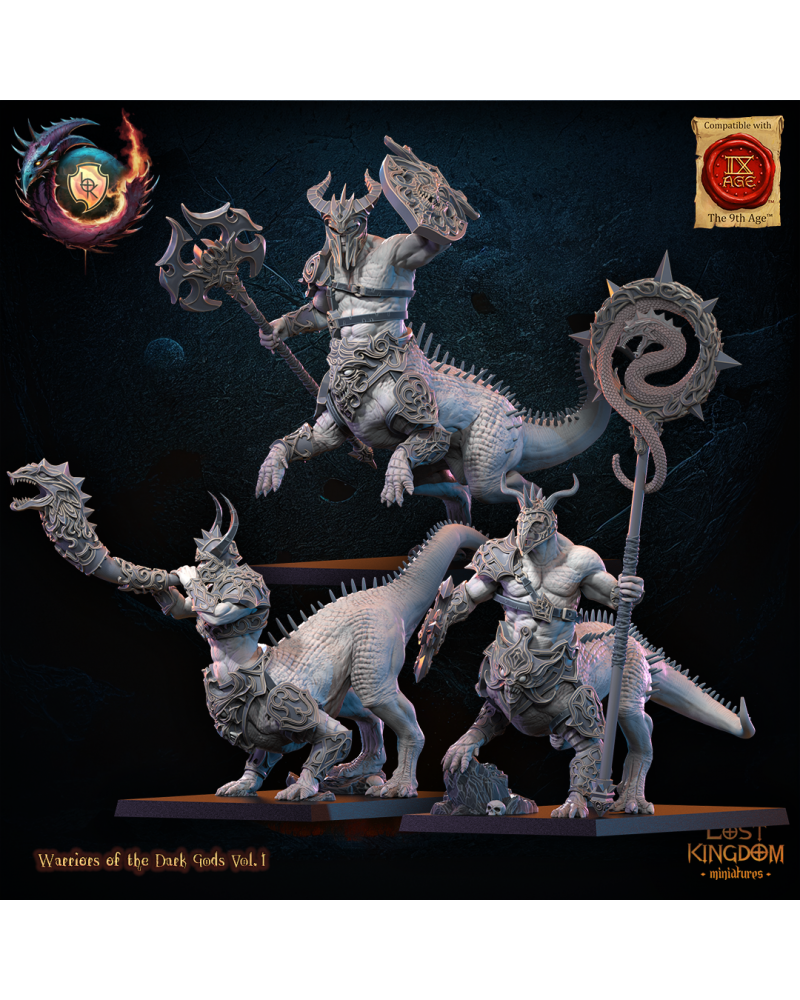 Feldraks CG (x3) - Warriors of the Dark Gods - TTRPG - Wargaming - Dungeons and Dragons