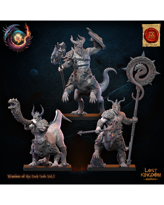 Feldraks CG (x3) - Warriors of the Dark Gods - TTRPG - Wargaming - Dungeons and Dragons