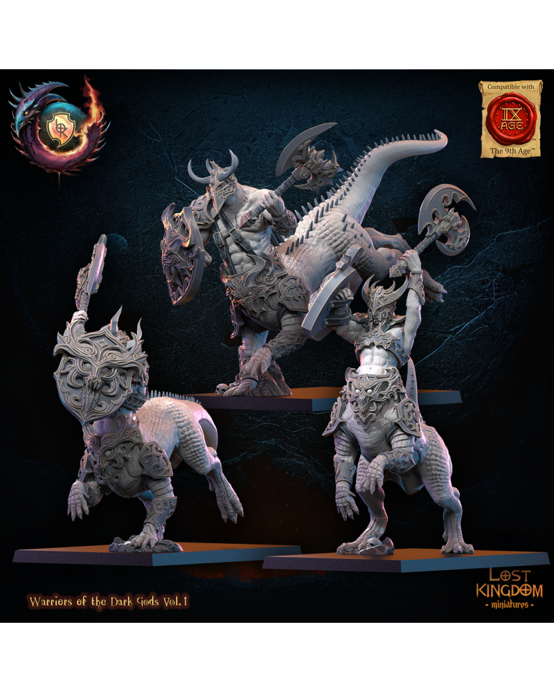 Feldraks Regiment (x3) - Warriors of the Dark Gods - TTRPG - Wargaming - Dungeons and Dragons