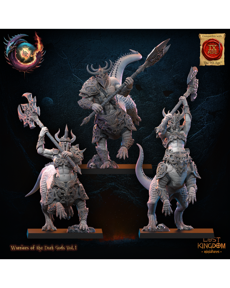 Feldraks Regiment (x3) - Warriors of the Dark Gods - TTRPG - Wargaming - Dungeons and Dragons