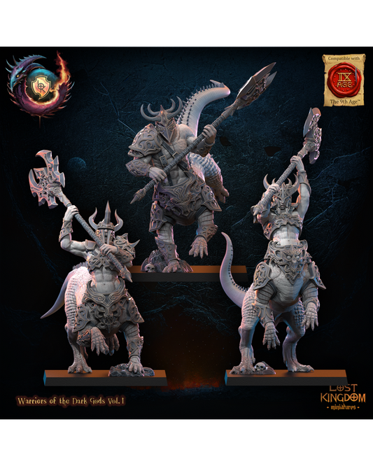 Feldraks Regiment (x3) - Warriors of the Dark Gods - TTRPG - Wargaming - Dungeons and Dragons