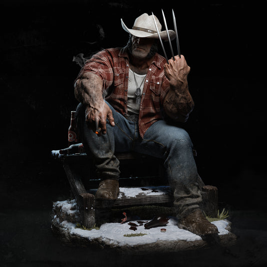 Logan Sculpture (75mm to 500mm) - Unassembled/Unpainted/3D Print