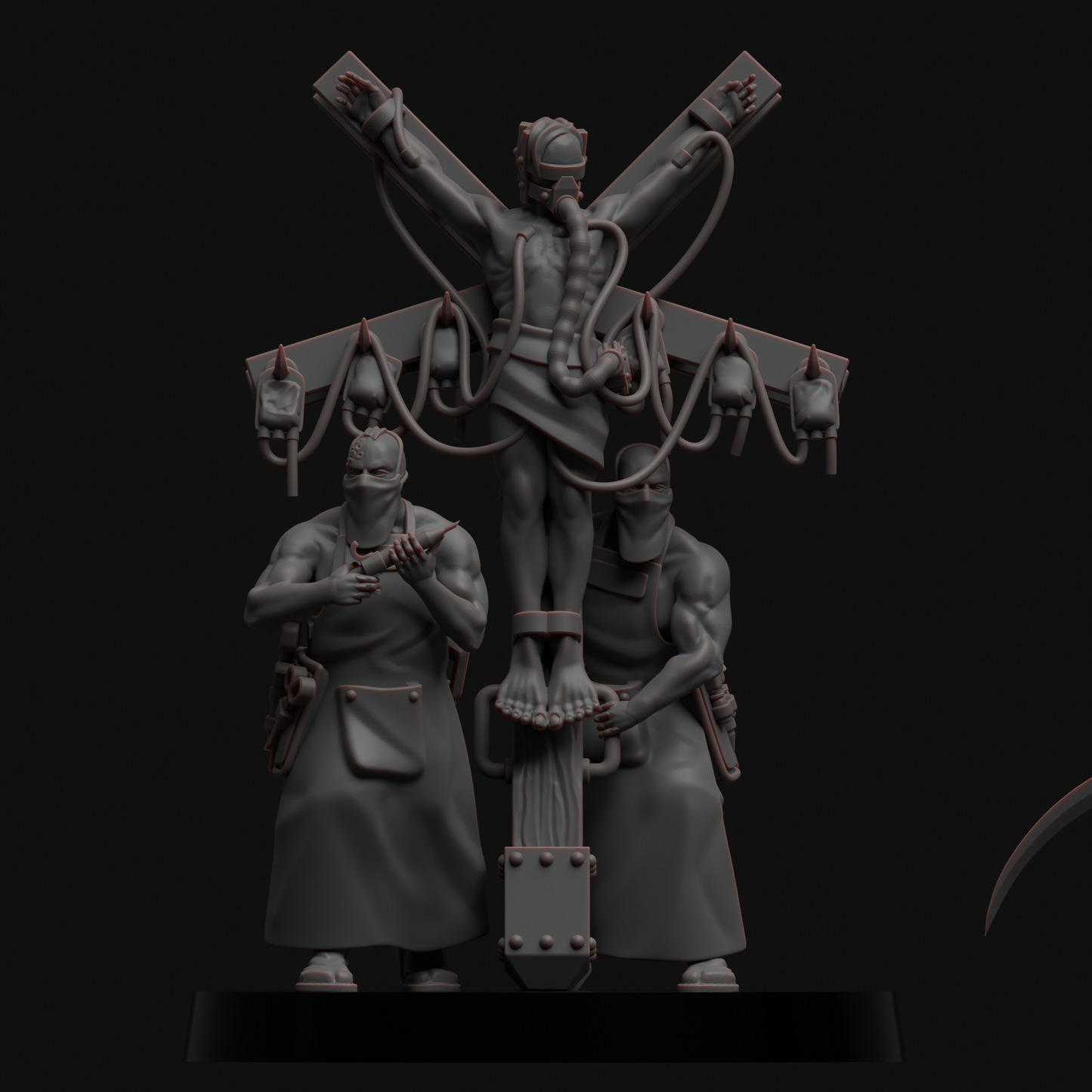 Thul Command and Flesh Doctor (x9) - TTRPG - Wargaming - Grimdark