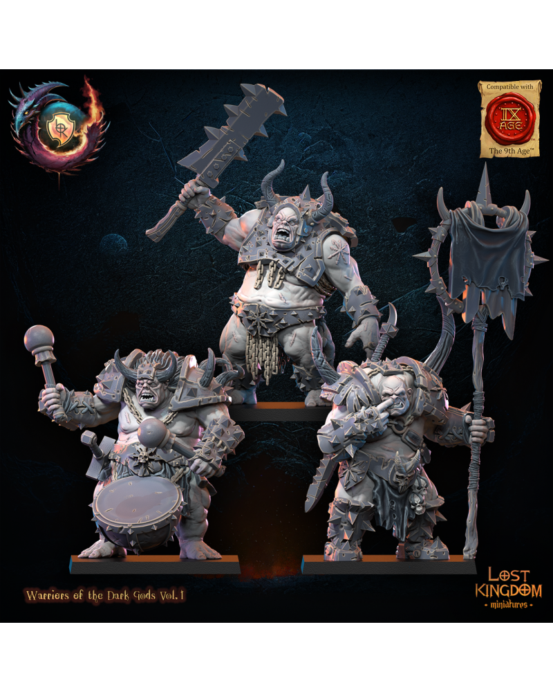 Forsworns CG (x3) - Warriors of the Dark Gods - TTRPG - Wargaming - Dungeons and Dragons