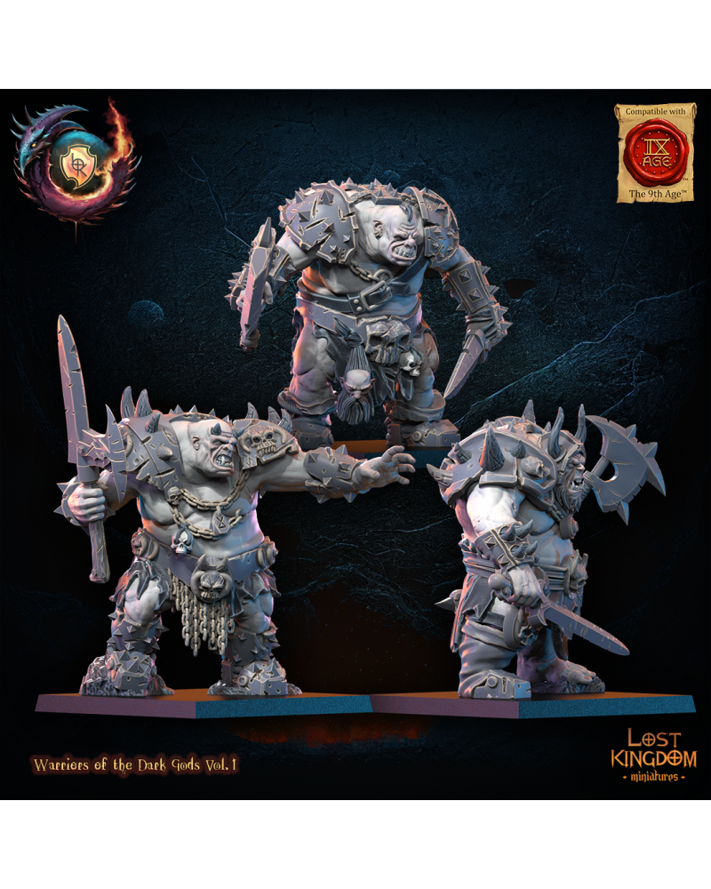 Forsworns Regiment (x3) - Warriors of the Dark Gods - TTRPG - Wargaming - Dungeons and Dragons