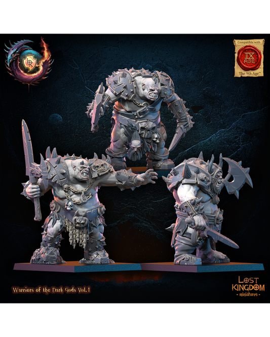 Forsworns Regiment (x3) - Warriors of the Dark Gods - TTRPG - Wargaming - Dungeons and Dragons