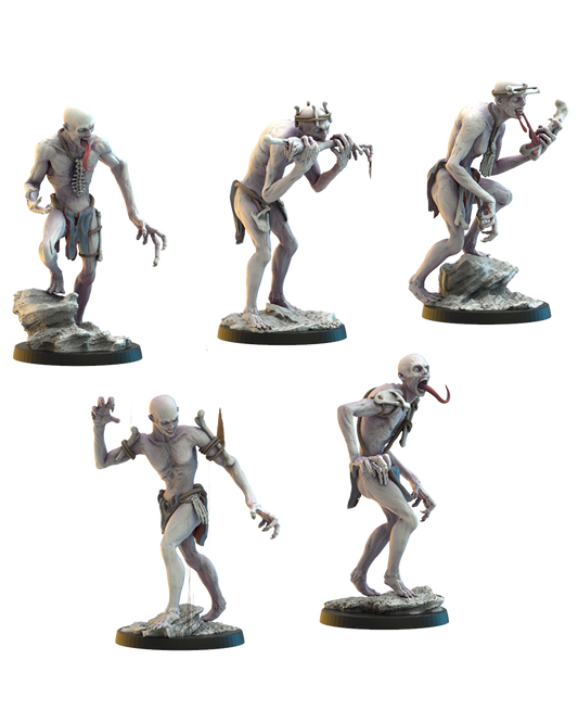 Unité de Goules (x10) - Goule Mort-vivant - JDR - Wargaming - Mordheim - Donjons et Dragons