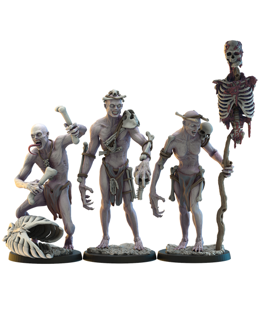 Unité de Goules CG (x3) - Goule - Mort-vivant - JDR - Wargaming - Mordheim - Donjons et Dragons