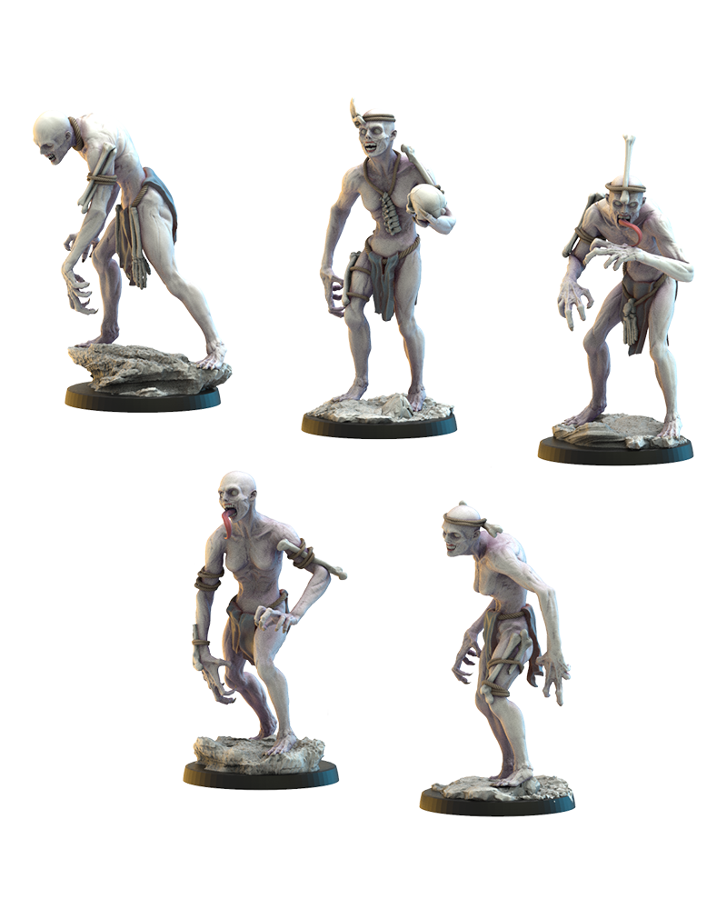 Ghūl Unit (x10) - Ghoul Undead - TTRPG - Wargaming - Mordheim - Dungeons and Dragons