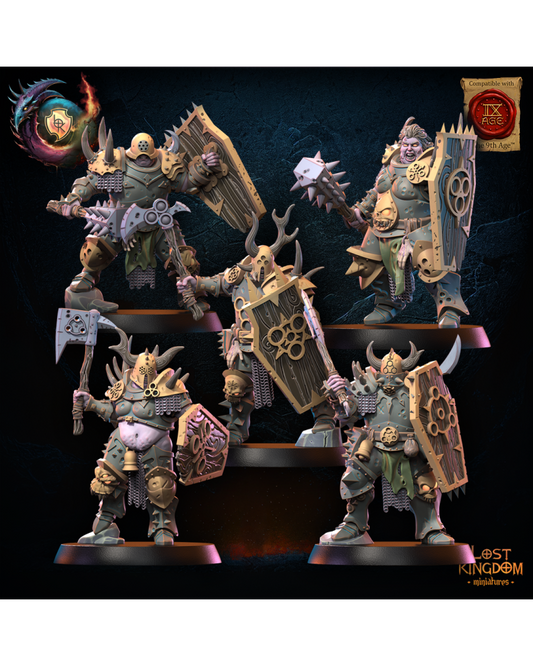 Guerriers de la Gourmandise (x10) - Guerriers des Dieux Sombres - JDR - Wargaming - Donjons et Dragons
