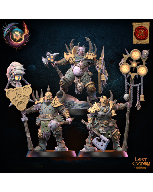 Guerriers de la Gourmandise CG (x3) - Guerriers des Dieux Sombres - JDR - Wargaming - Donjons et Dragons