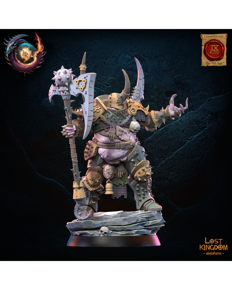 Gluttony Warriors Rotten Hero - Warriors of the Dark Gods - TTRPG - Wargaming - Dungeons and Dragons