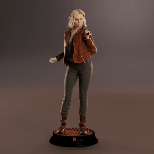 Grace Ashcroft - Resident Evil Sculpture (75mm to 500mm) - Unassembled/Unpainted/3D Print